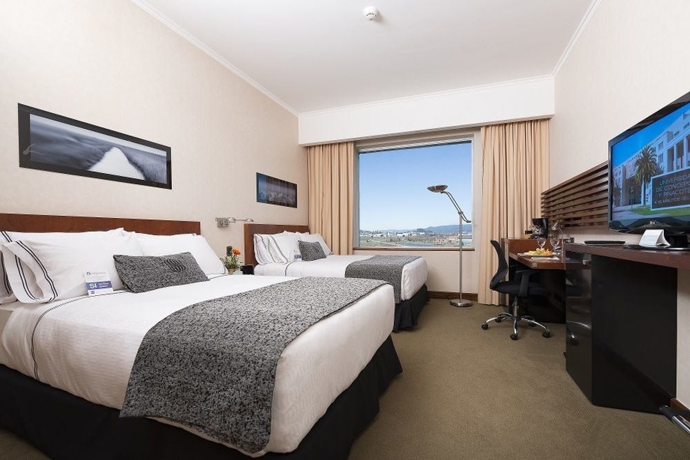 Mds Hotel 콘셉시온 외부 사진 A room at the hotel